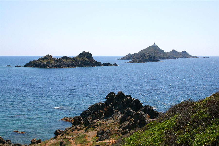 L'archipel des Sanguinaires au large d'Ajaccio