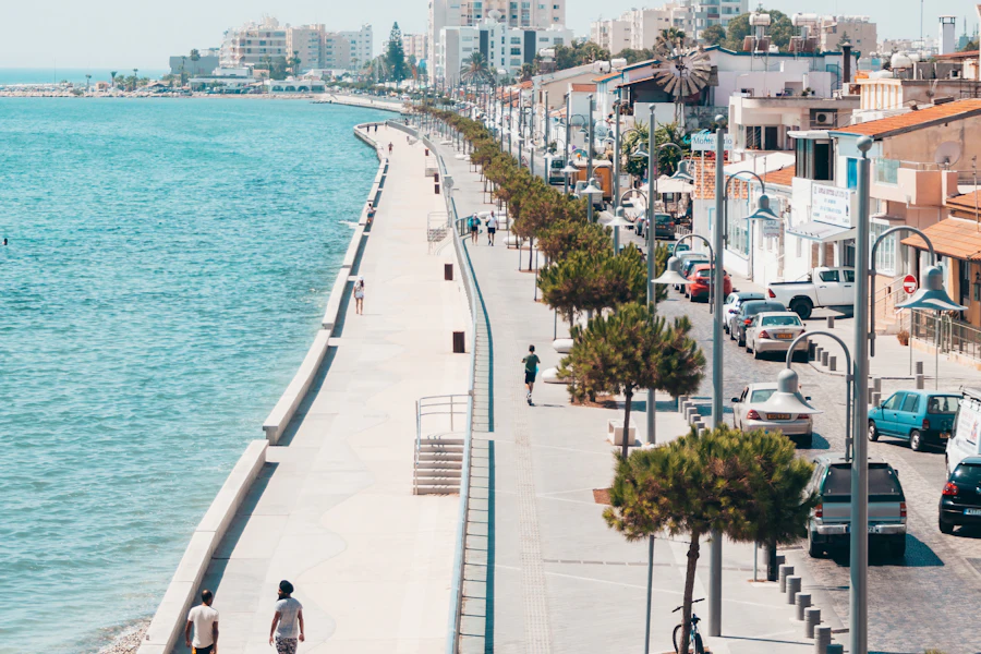 Le front de mer de Larnaca