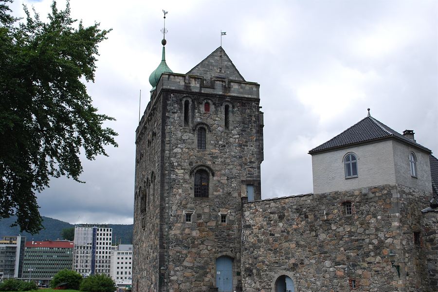 La tour Rosenkrantz de la forteresse de Bergenhus