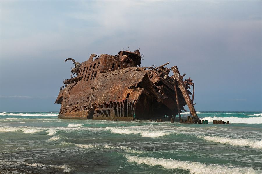 L'épave du Cabo Santa Maria