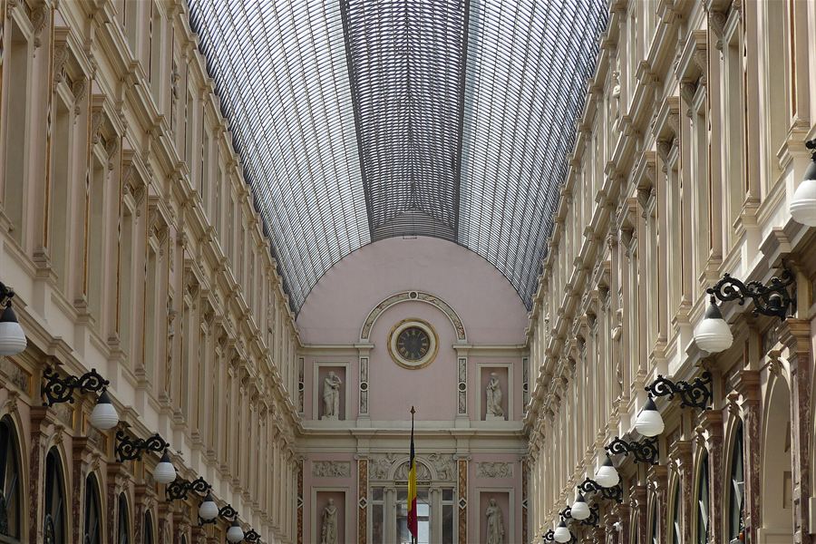 La verrière des Galeries royales Saint-Hubert