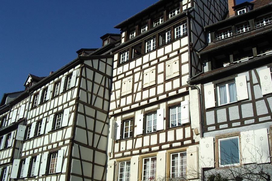 Les maisons à colombages du quartier des Tanneurs