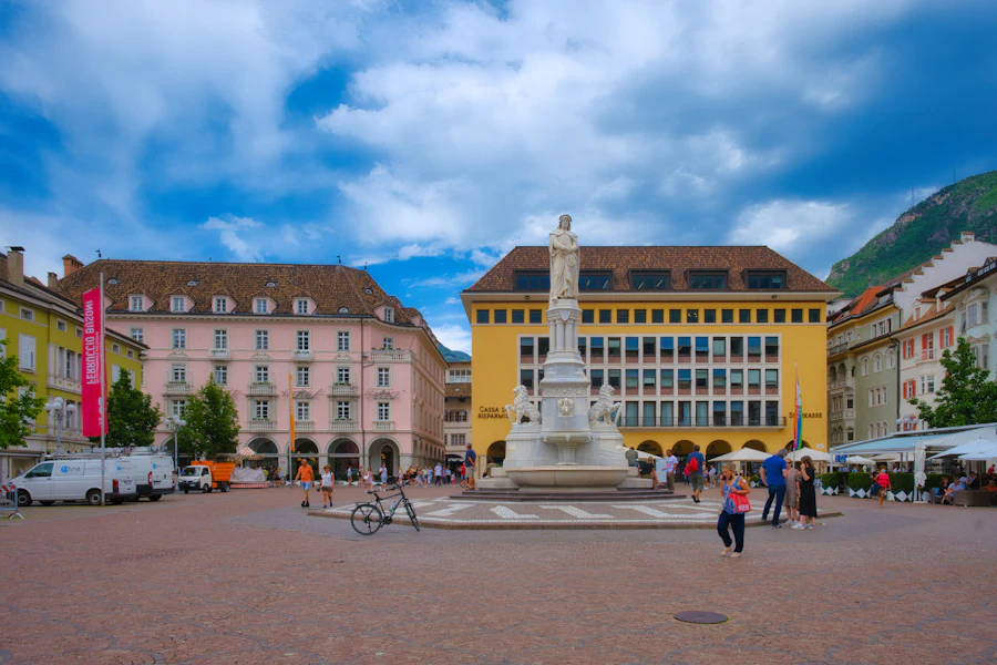 La place Walther au cœur de Bolzano