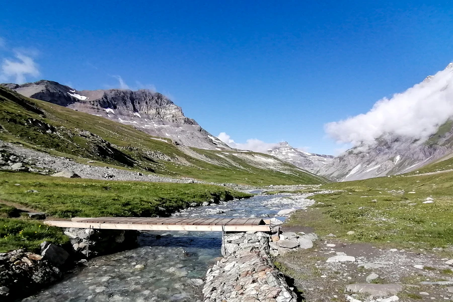 Les montagnes du parc national de la Vanoise, côté Pralognan