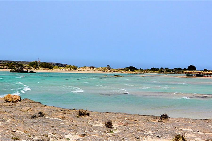 Le lagon d'Elafonissi