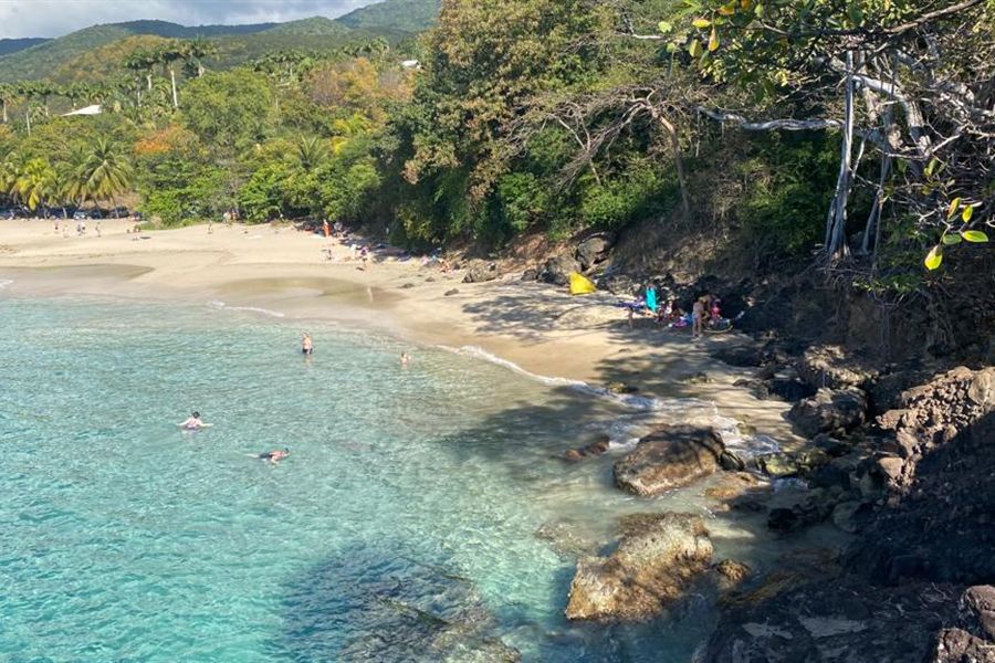 La plage de Leroux