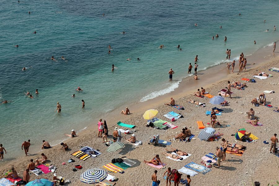 La plage de Banje