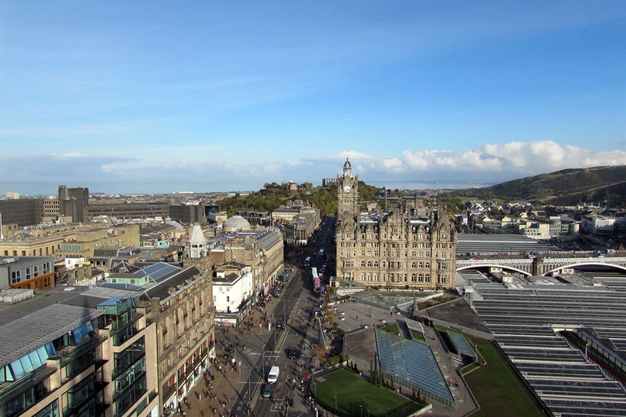 Princes Street et la Nouvelle Ville