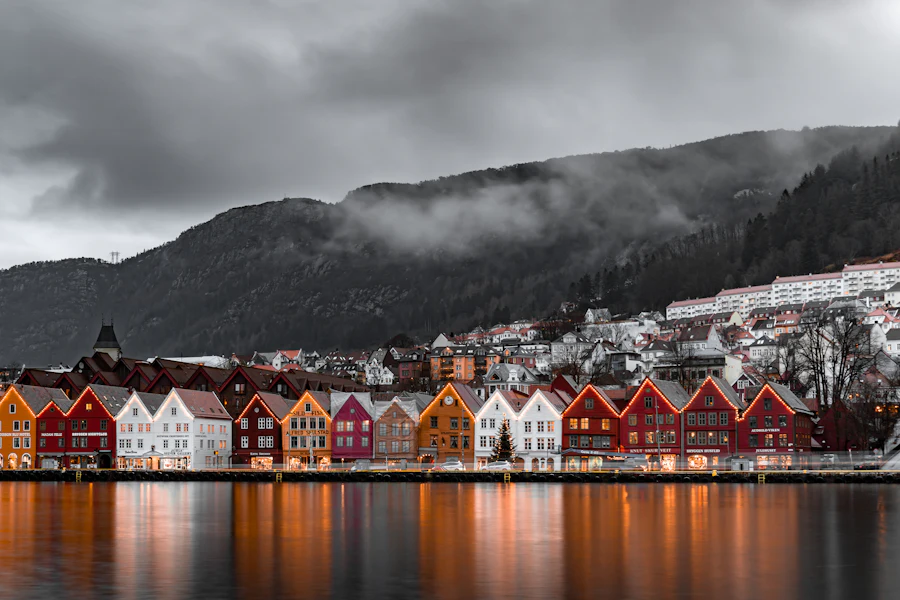 Les maisons de bois colorées de Bryggen, à Bergen