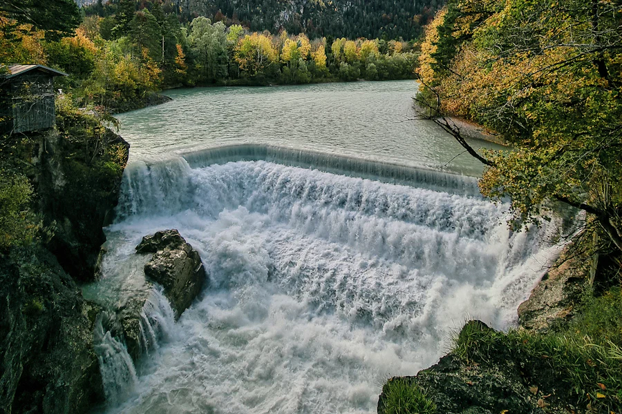 La chute du Lech, près de Füssen