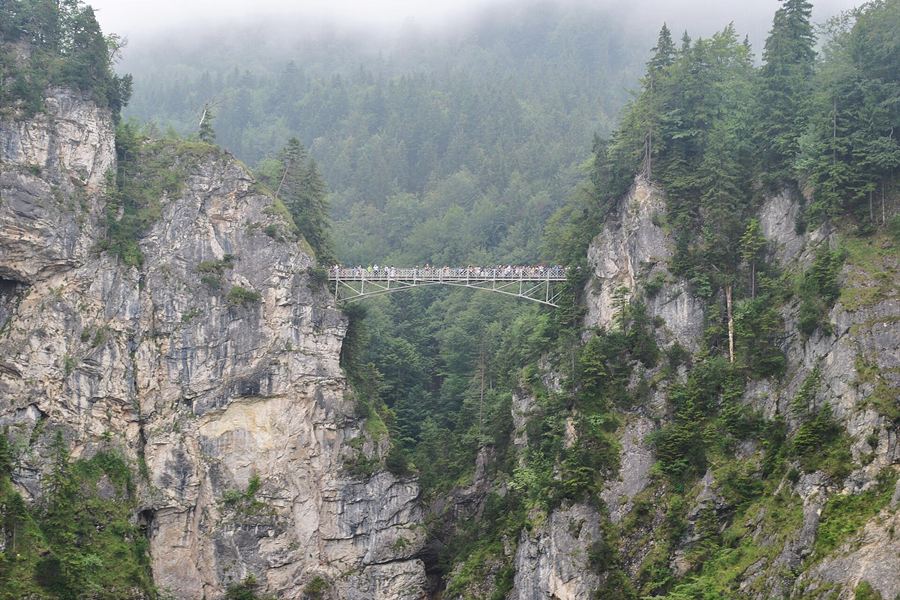 Le pont Marie au-dessus de la gorge