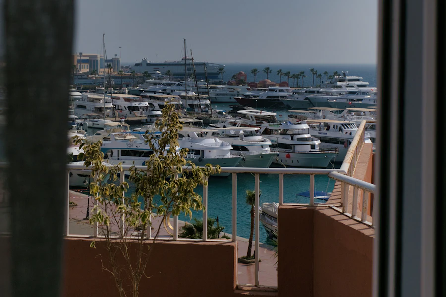 Les bateaux de la marina de Hurghada