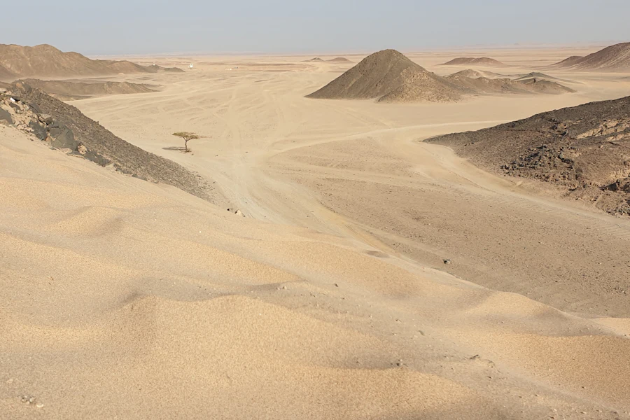 Les dunes du désert près de Hurghada