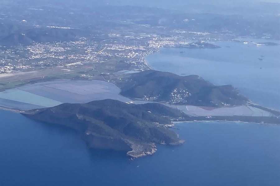 Les bassins des salines de Ses Salines