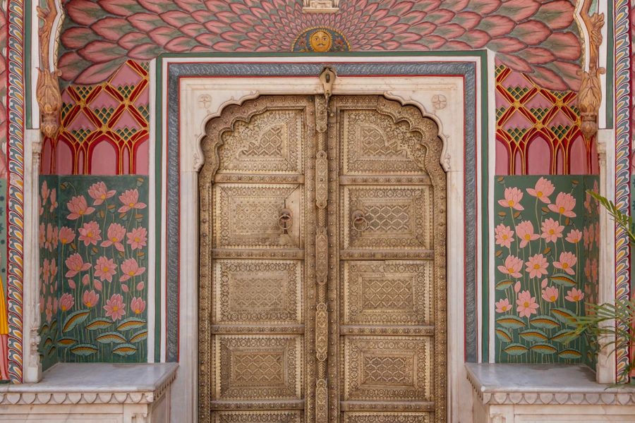 La porte du Paon, au City Palace