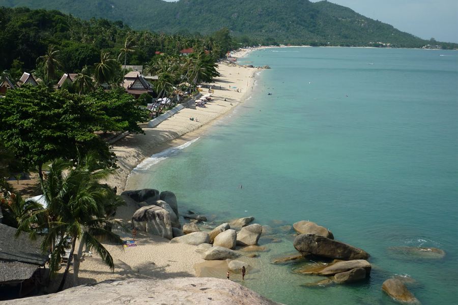 La plage de Lamai