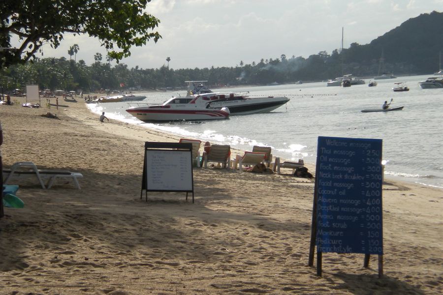 La plage de Bophut