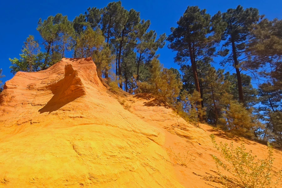 Les carrières d'ocre du Colorado provençal, près de Rustrel