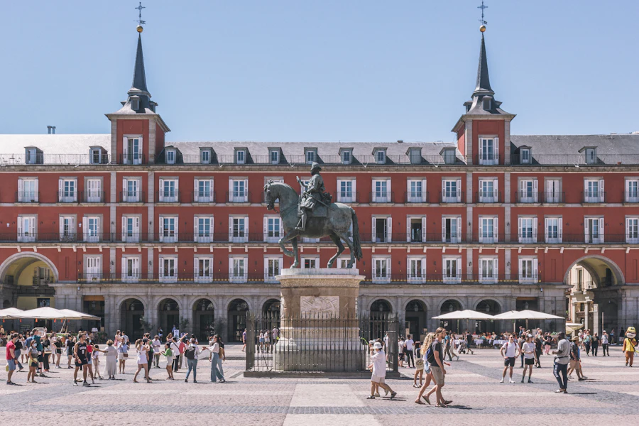 La Plaza Mayor et ses arcades