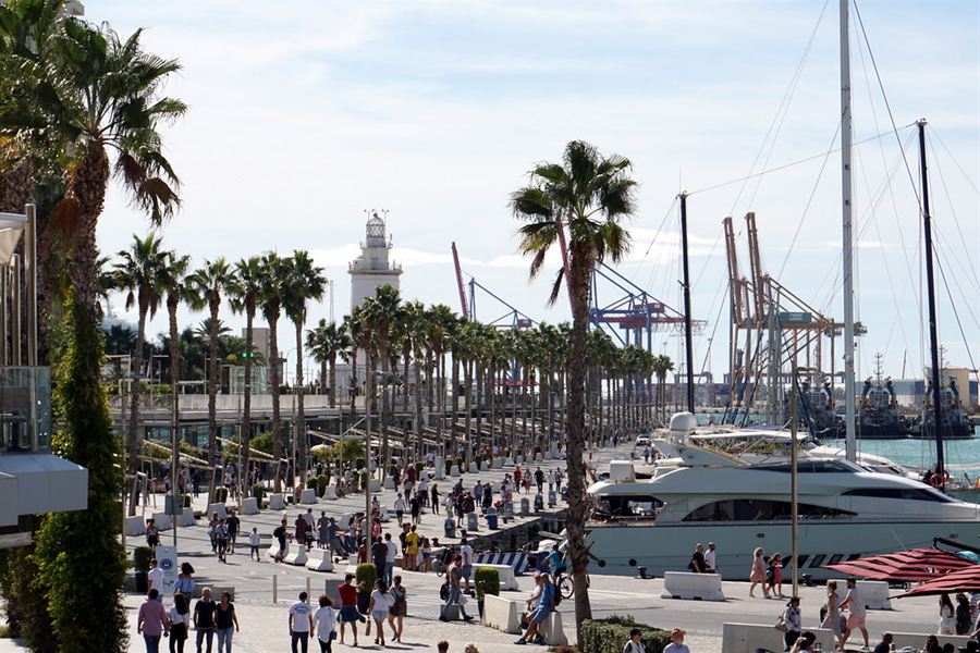 La promenade du Muelle Uno