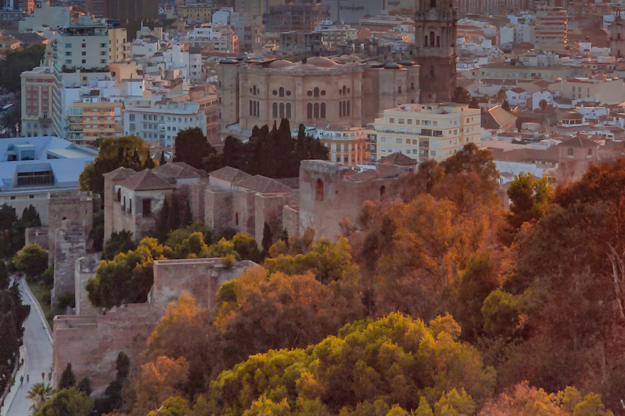 Málaga vue des hauteurs