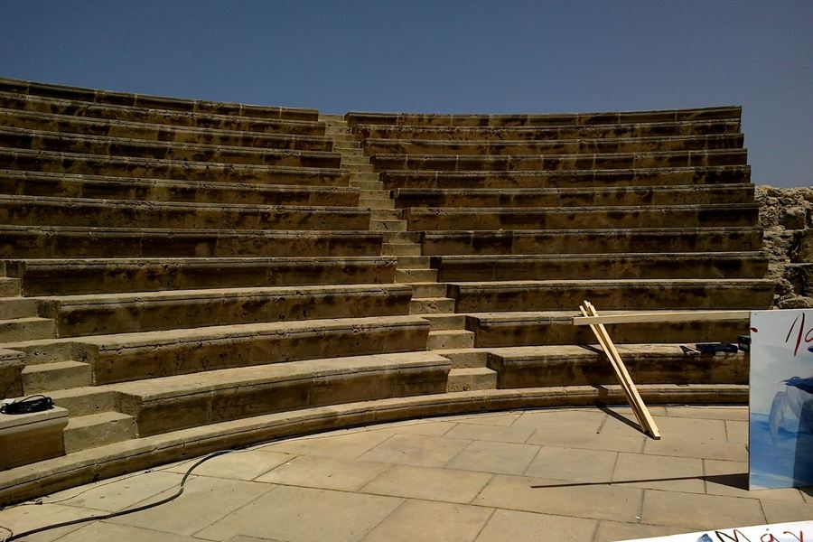 L'odéon du parc archéologique de Paphos