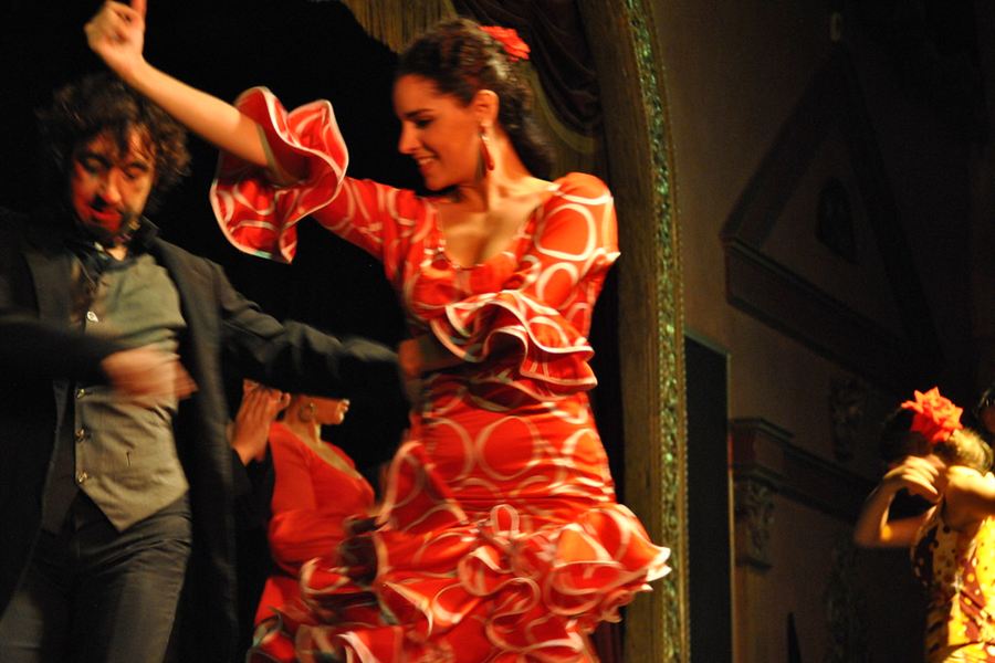 Une danseuse de flamenco