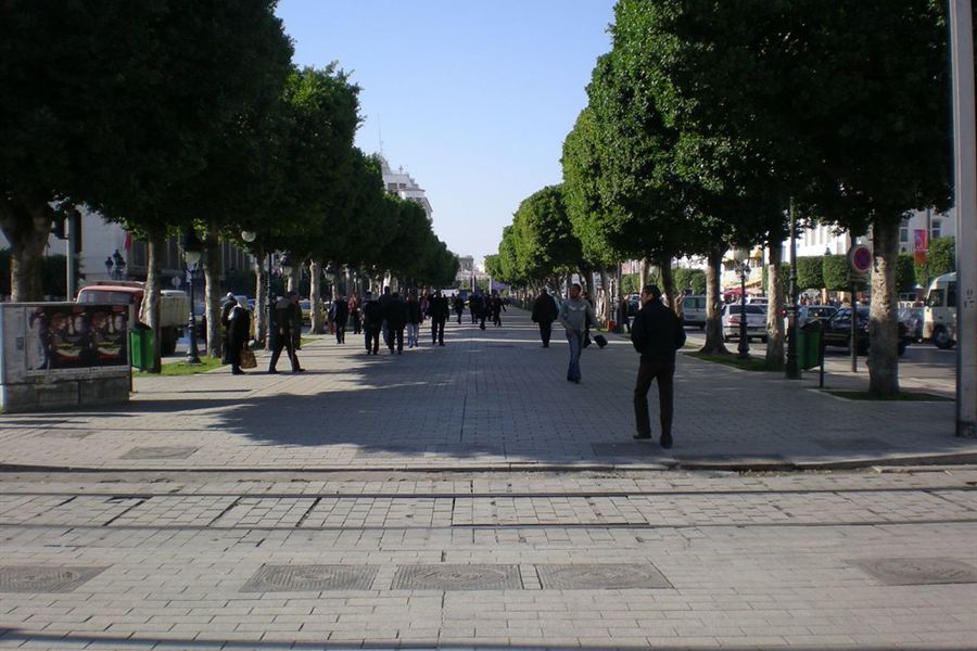 L'avenue Bourguiba