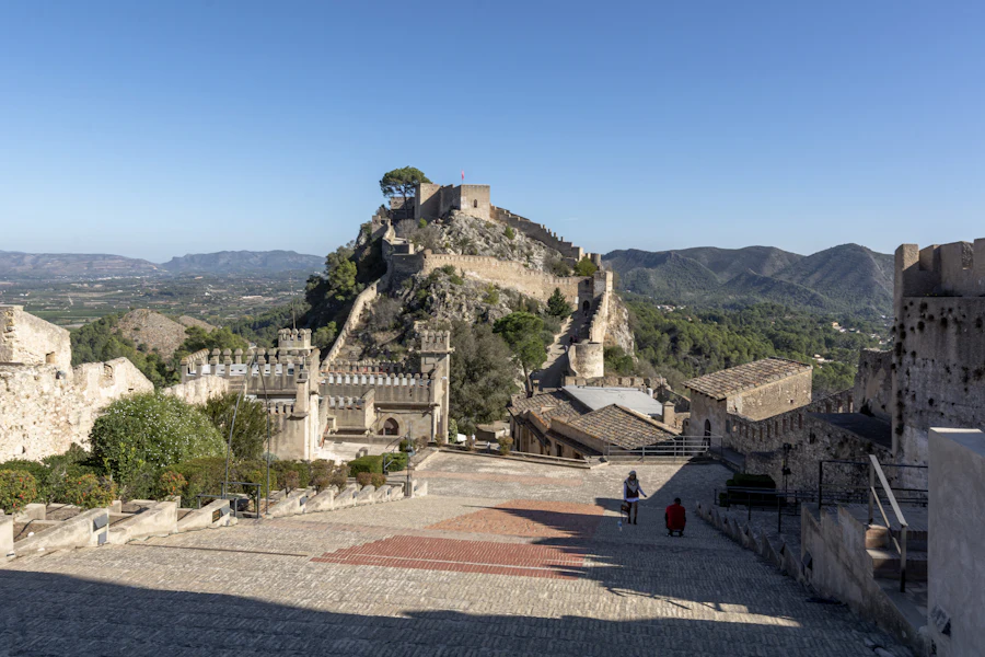 Le château de Xàtiva sur sa colline