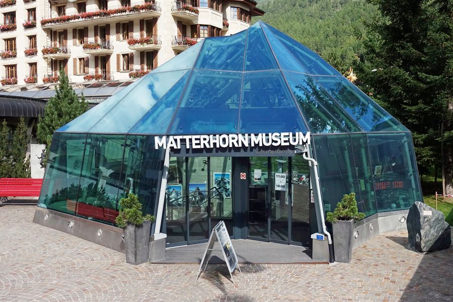 L'entrée du musée du Cervin